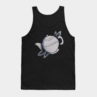 Teapot with Tea Leaves Tank Top